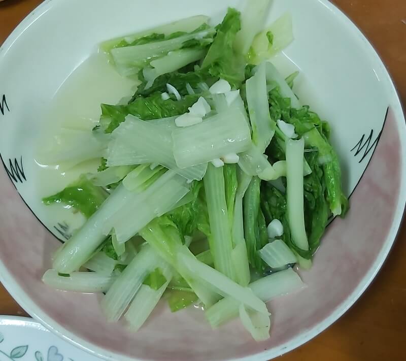炒小白菜