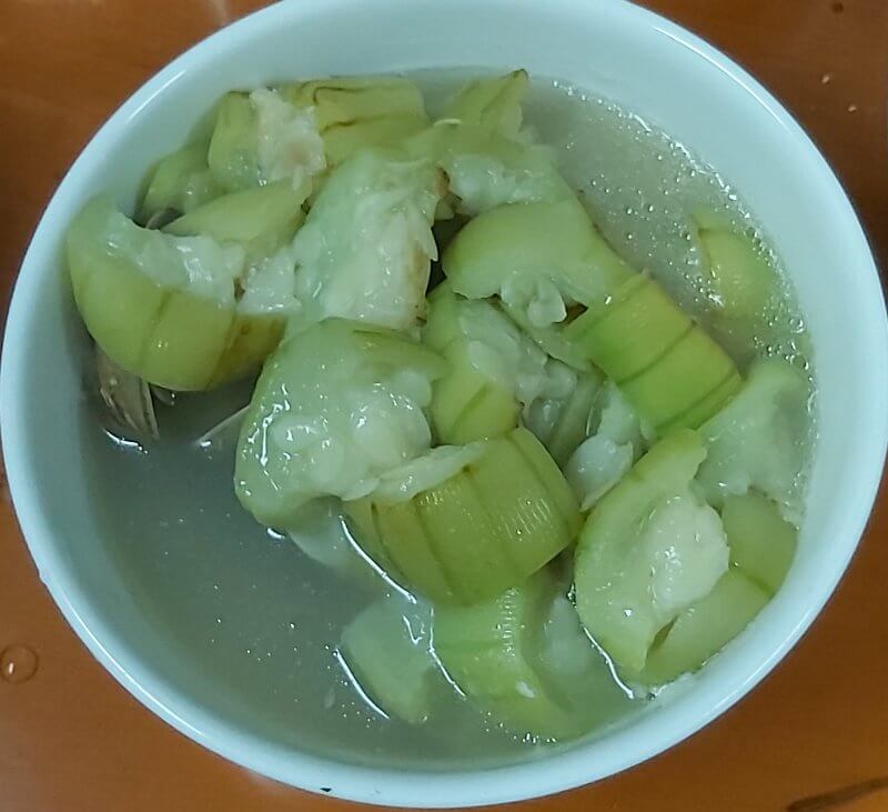 美味的蛤蠣絲瓜湯