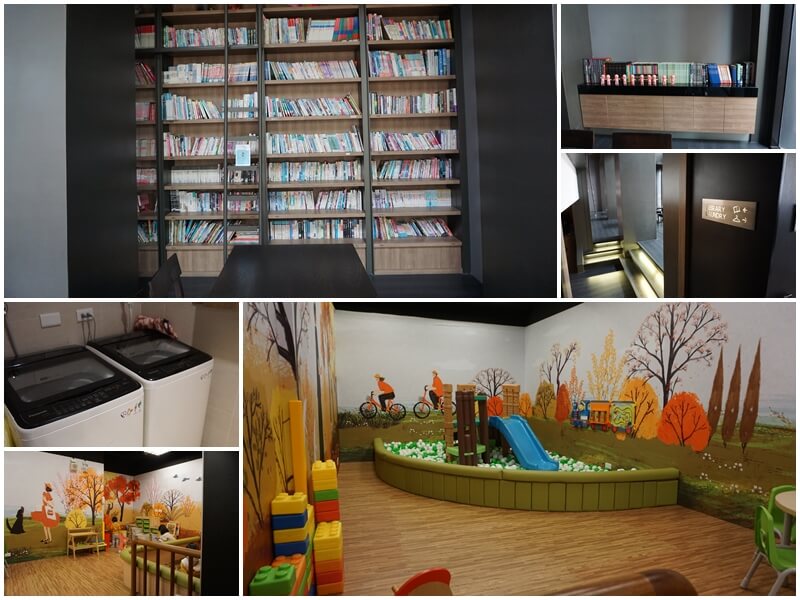 捷絲旅花蓮的圖書館、洗衣室與兒童遊戲室