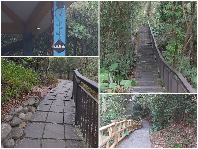 茂林生態公園往上走的步道