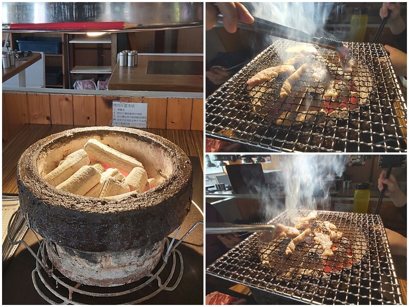 胖肚肚燒肉吃到飽京華店開始拿來的炭火