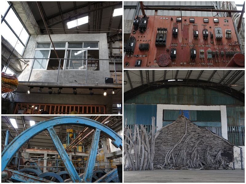 新東糖廠文化園區舊廠房的許多無熔絲開關與電源開關