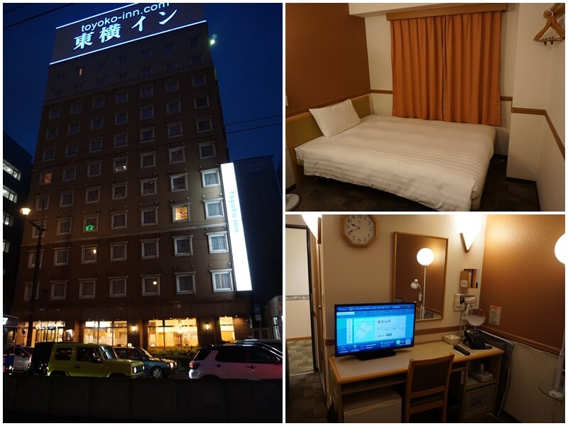 東橫INN熊本城通町筋的飯店外觀與單人房