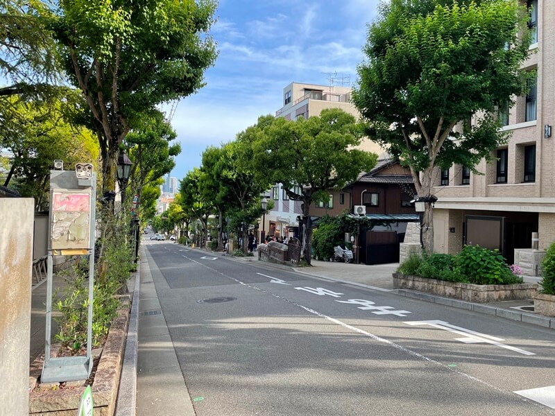 神戶北野異人館街的爬坡道