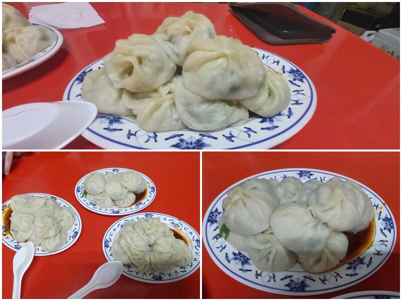 The two of us ate three plates of Jixiang Soup Dumplings