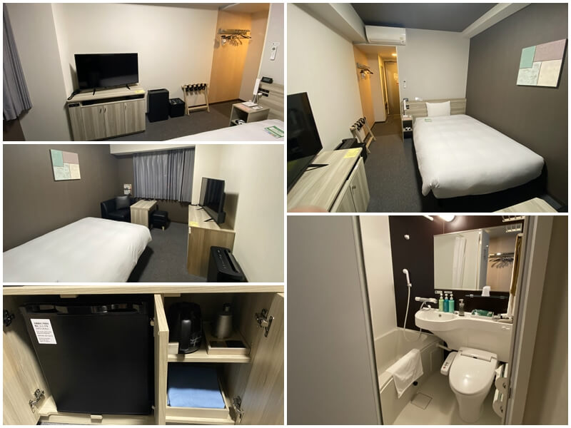 The single room at HOTEL ROUTE-INN SHIKOKU CHUO