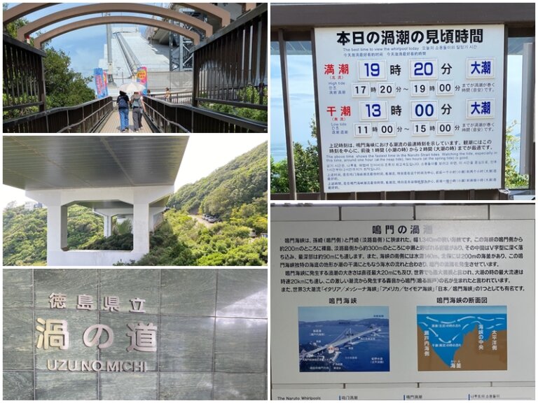 Walk along the Onaruto Bridge's Uzu no Michi promenade and overlook the ...