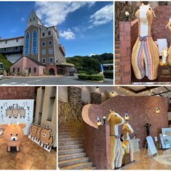 The Architecture and 1F Lobby of the Towel Museum