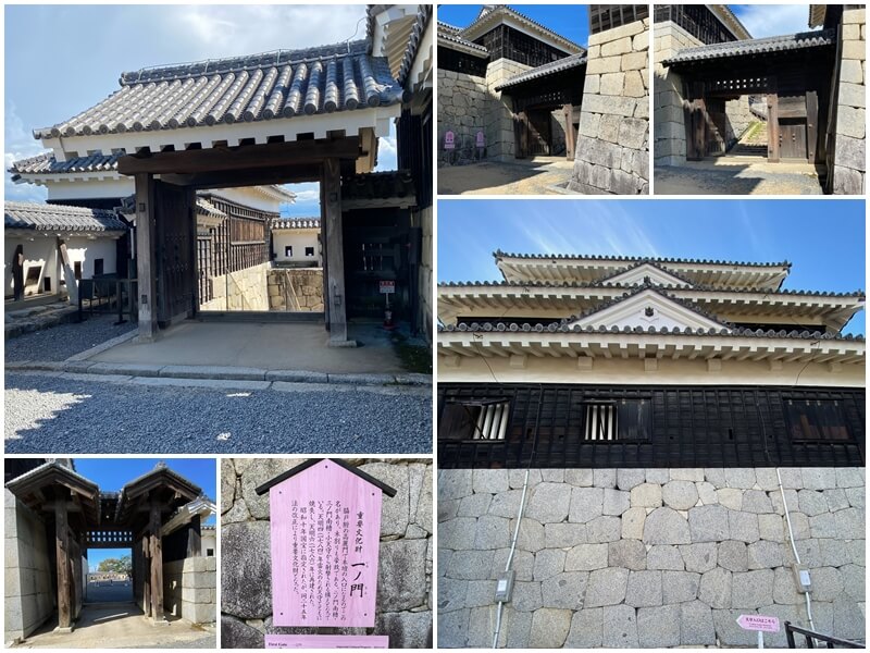 Walk through the Ichinomon Gate of Matsuyama Castle