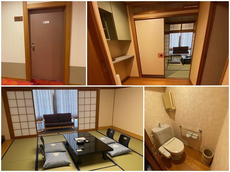 The 3F Japanese-style rooms of Hotel Tsubakikan