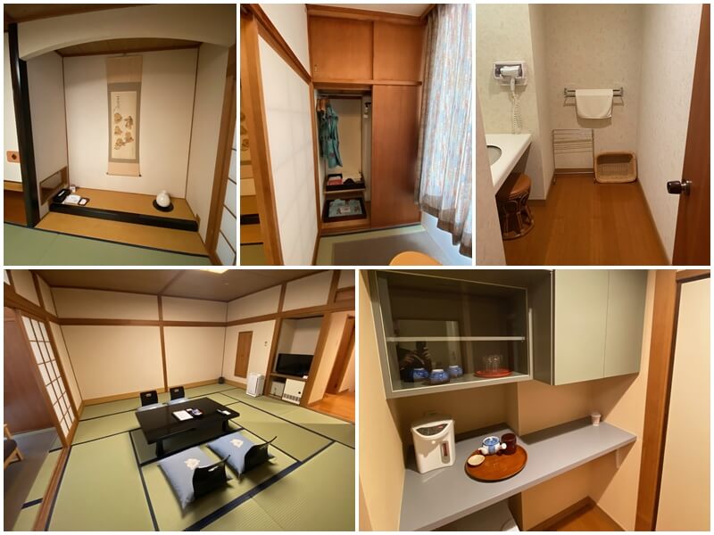 The 3F Japanese-style rooms at Hotel Tsubakikan look very new