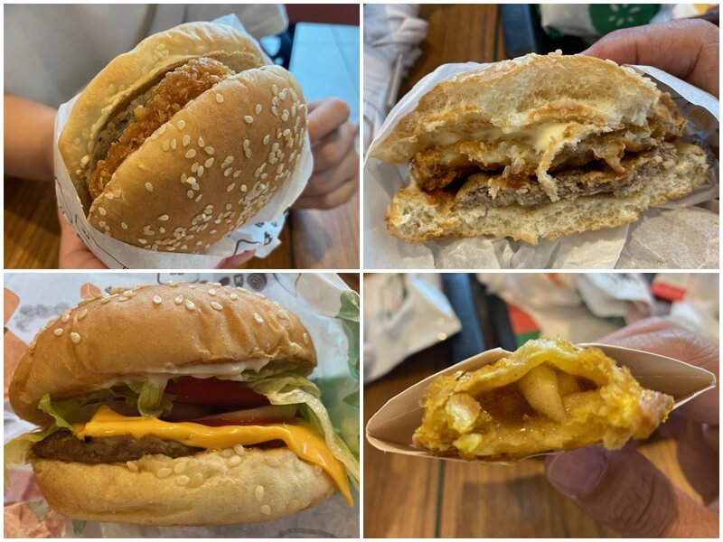 Delicious burgers at the Burger King Takamatsu ORNE