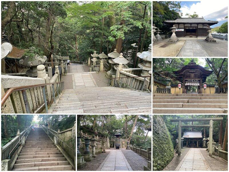 金刀比羅宮の賢木門と他の神社