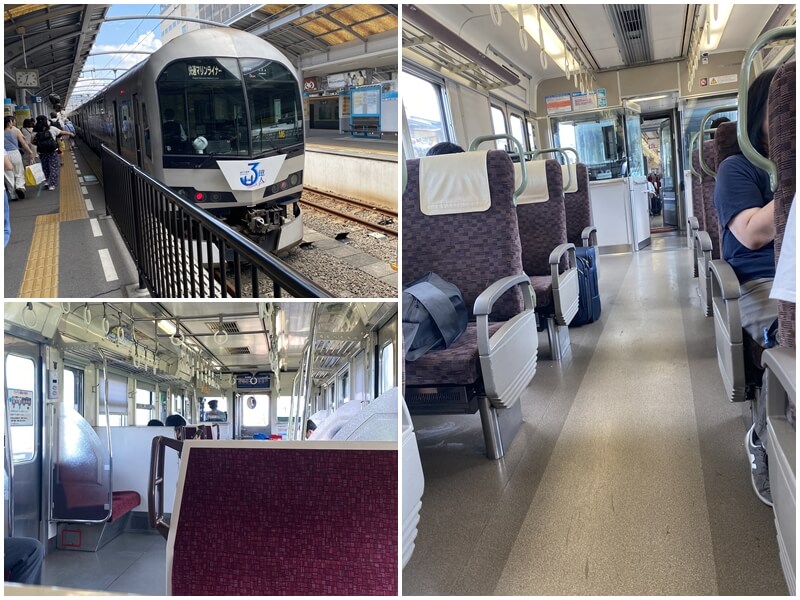 在高松車站準備搭往JR琴平站的電車