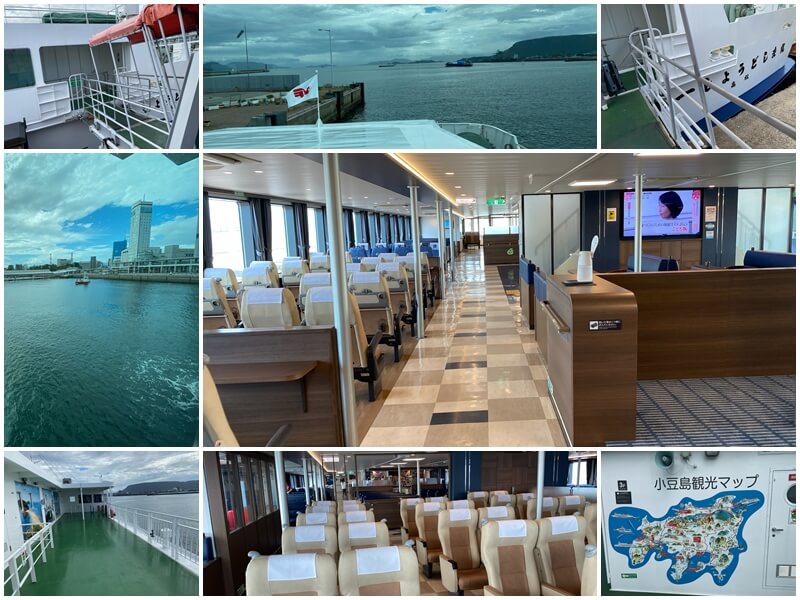 Sightseeing yacht from Takamatsu to Shodoshima