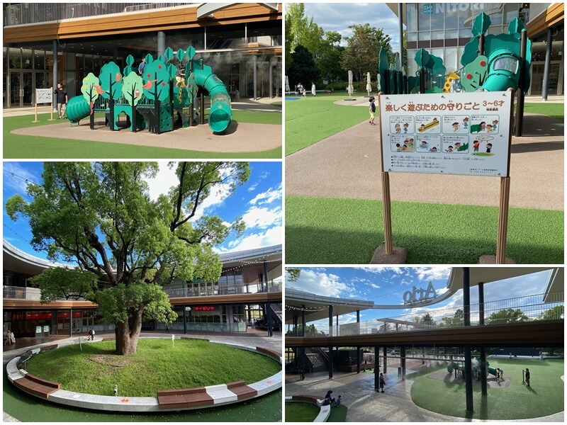 The children's playground at Ario Kurashiki Shopping Center