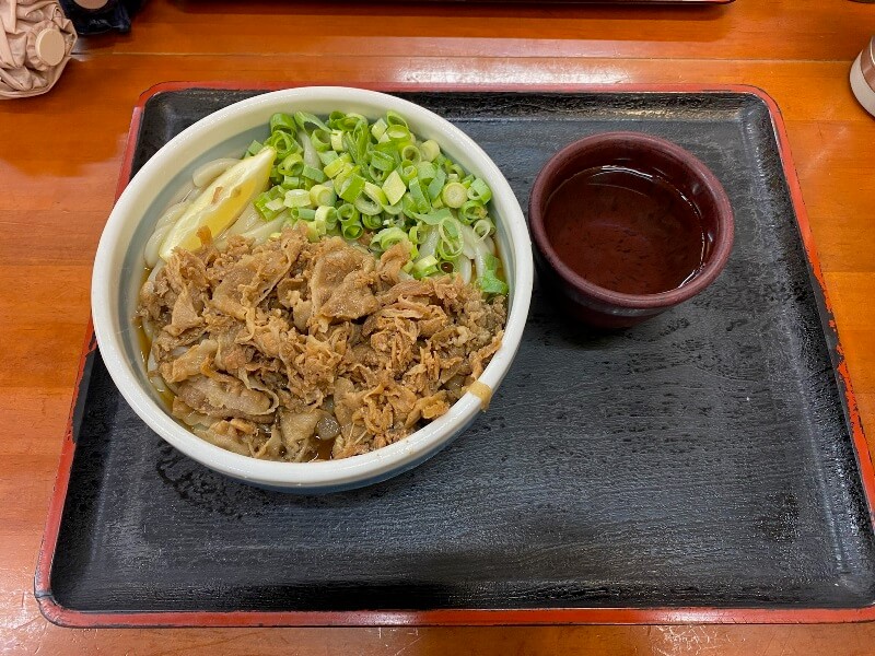 ork broth udon (hot) from Mendokoro Wataya Takamatsu