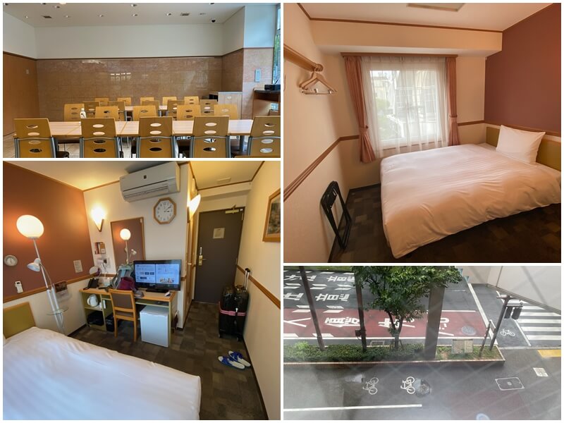 The typhoon caused flight cancellations, so I stayed two more days at Toyoko Inn Takamatsu Hyogomachi