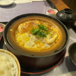 田村銀勝亭小田原車站地下店的豆腐豬排飯