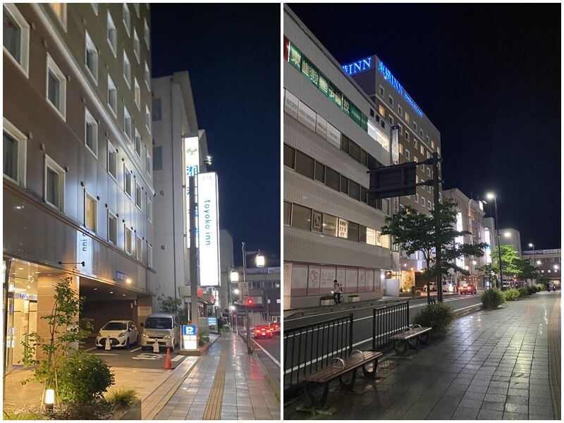 東橫INN 小田原站東口的外觀