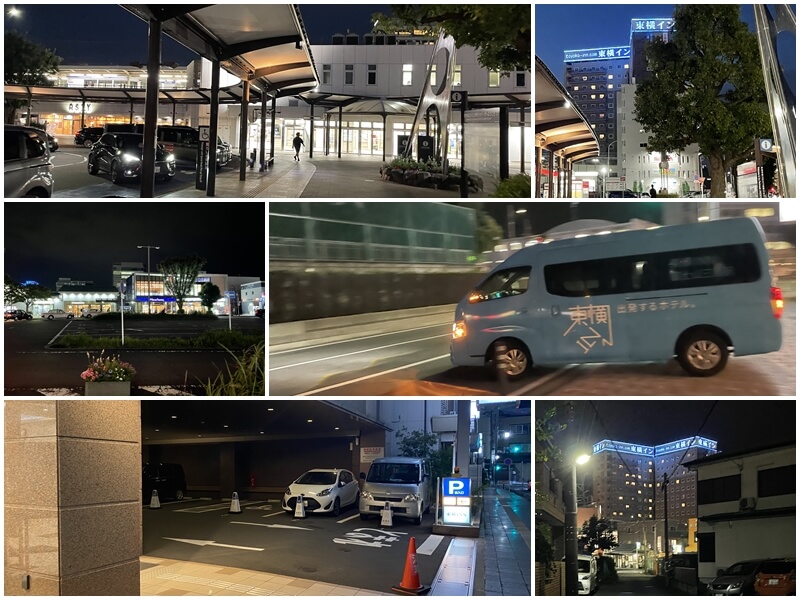 東橫INN 小田原站東口的車有接送到車站