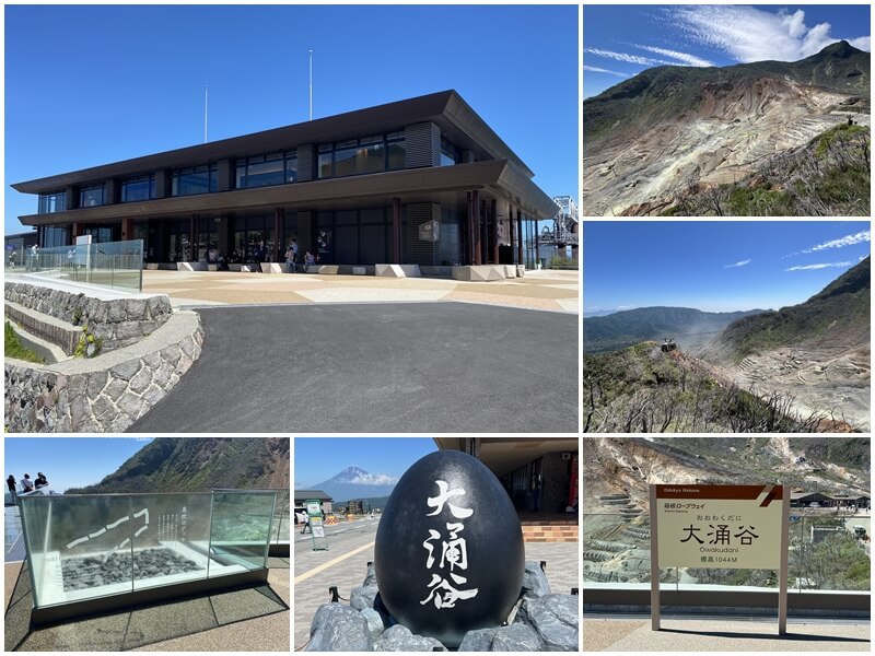 搭箱根空中纜車到大涌谷看火山氣體噴出
