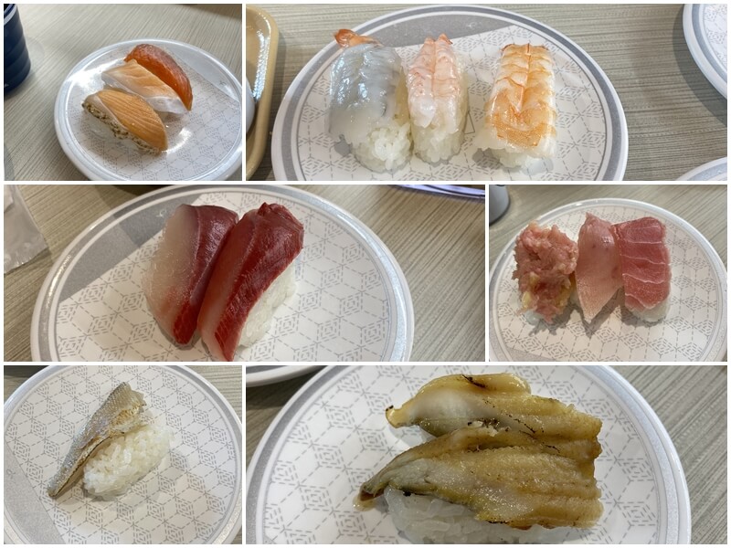はま寿司 三島中央町店的握壽司