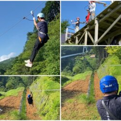 三島天空步道高空溜索來回2次