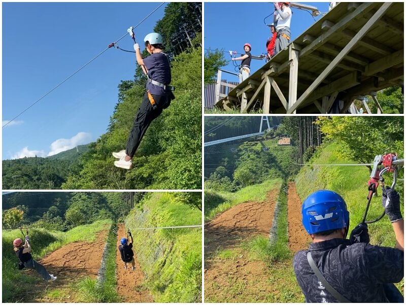 三島天空步道高空溜索來回2次