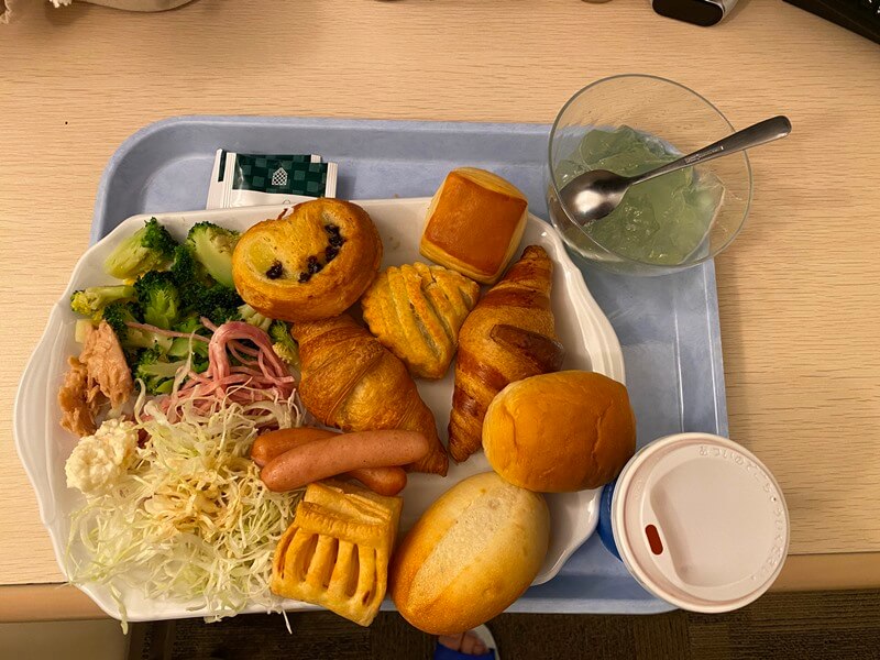 東橫INN 富士河口湖大橋的西式早餐
