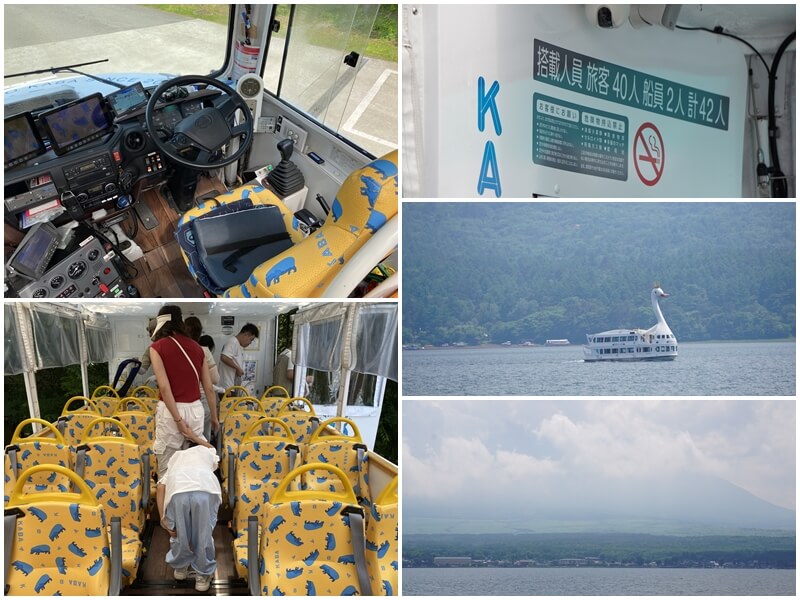 KABA河馬巴士的駕駛座與乘客座椅