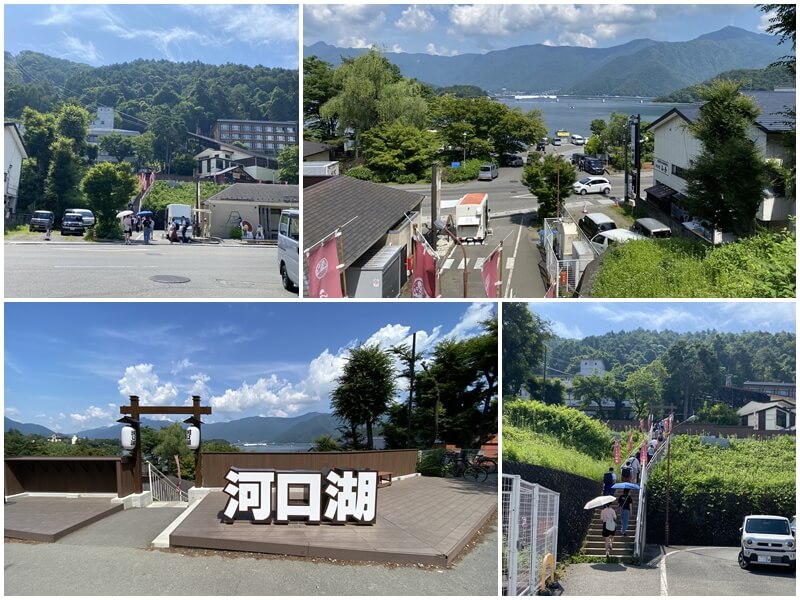 準備搭乘河口湖富士山全景纜車