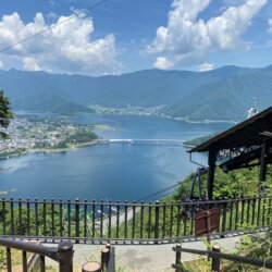 天上山公園看河口湖