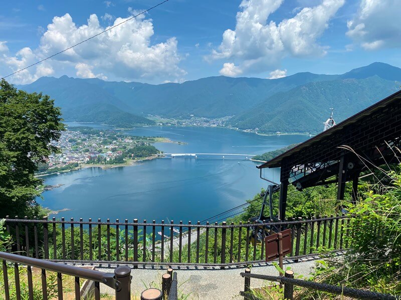 天上山公園看河口湖