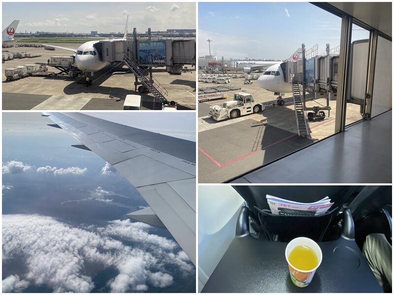 搭乘日航國內線到旭川空港