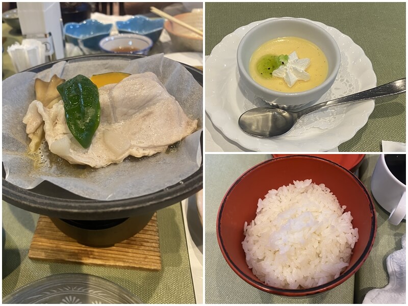 富良野高地酒店的美味晚餐