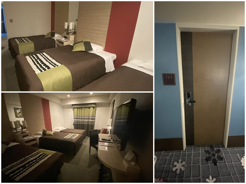 住札幌新大谷飯店721號三人房