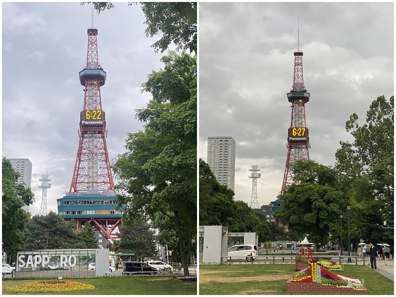 札幌市大通公園的札幌電視塔