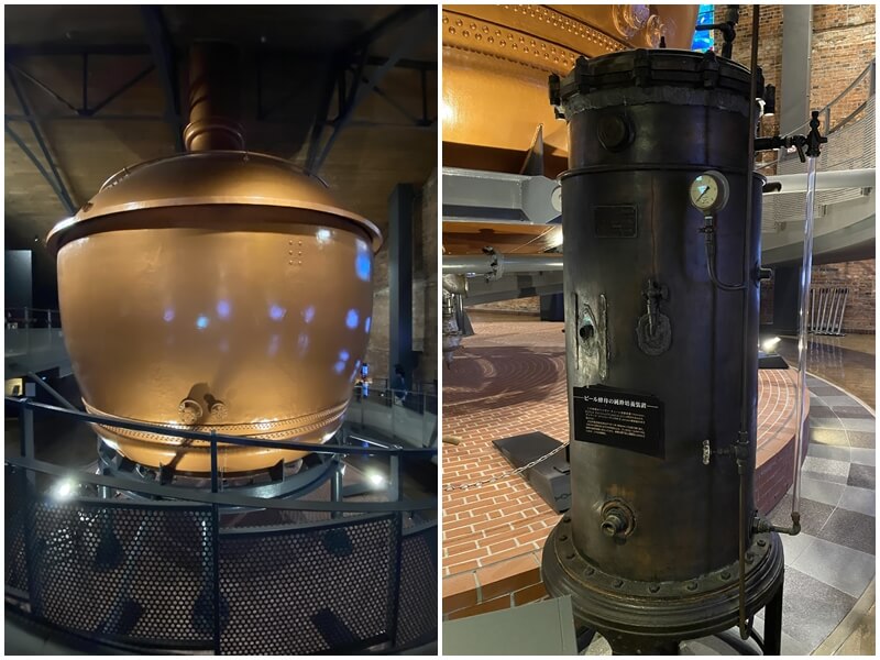 札幌啤酒博物館的巨型煮沸釜