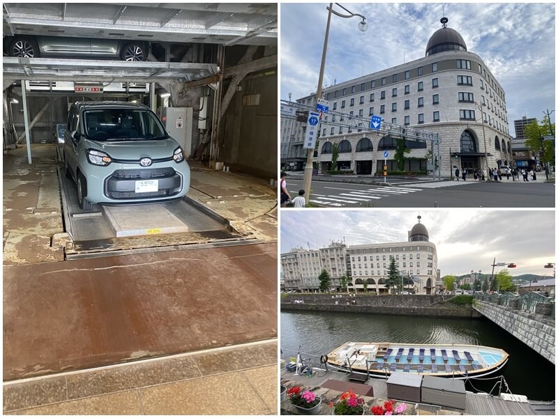 Nord 小樽酒店的外觀與停車場