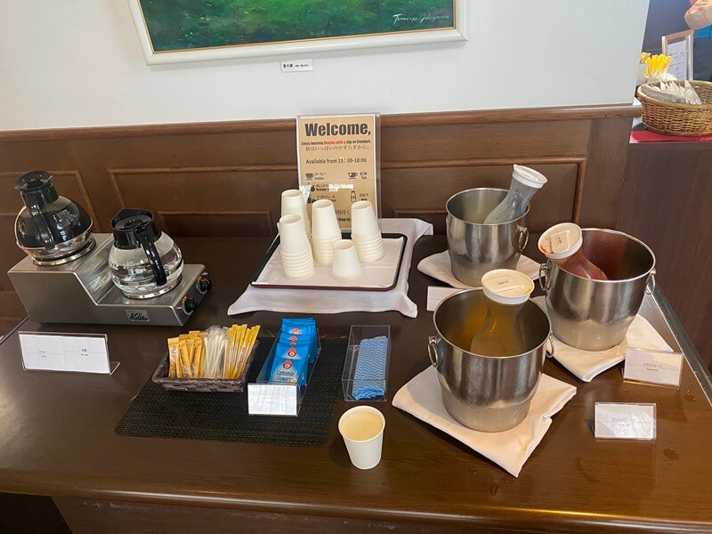 Nord 小樽酒店的迎賓飲料