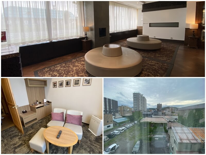 Nord 小樽酒店的Lobby與房間