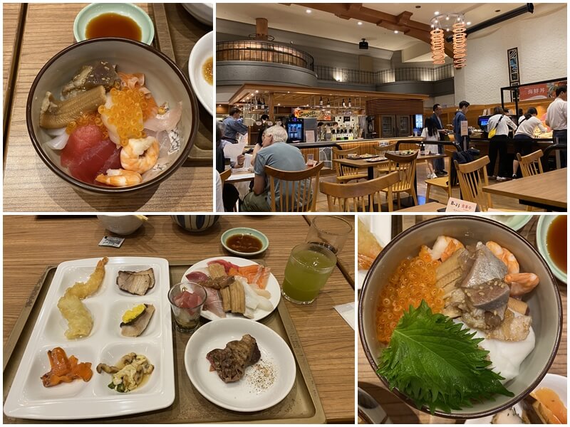 洞爺湖萬世閣湖畔露台飯店的晚餐