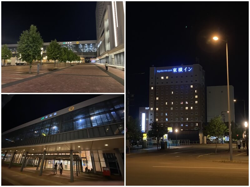 東橫INN北海道旭川站東口離JR旭川站不遠
