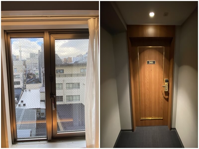 淺草燦路都大飯店住日式三人房可以看到晴空塔