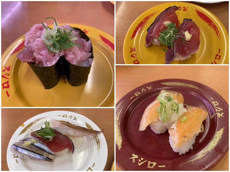 在壽司郎北上店美味的壽司